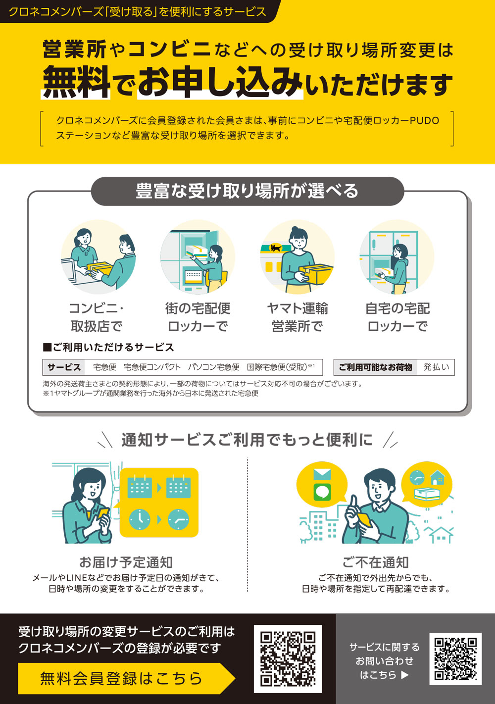 ヤマト運輸 お届け先住所変更(転送)時の運賃収受の開始 規約改定 有料