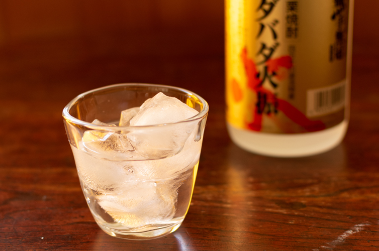 無手無冠　ダバダ火振　栗焼酎