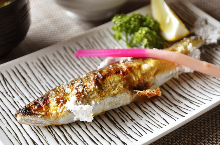 鮎は塩焼きがオススメ