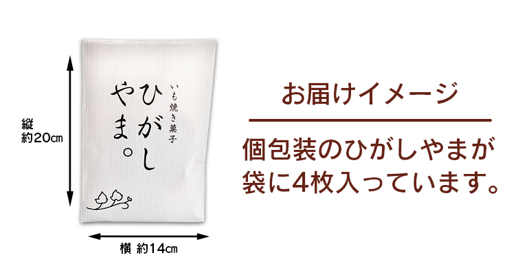 お届けイメージ ひがしやま 袋 4個入り