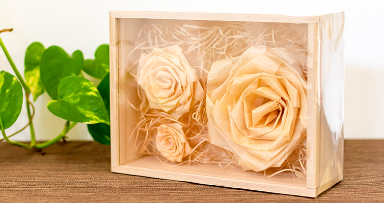 四万十ヒノキ ヒノキ ウッドフラワー 木の花 手作り 枯れない花 ギフト プレゼント