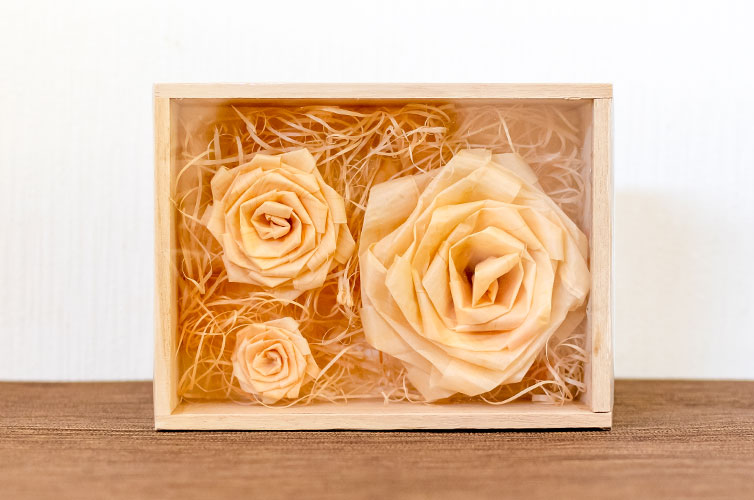 四万十ヒノキ ヒノキ ウッドフラワー 木の花 手作り 枯れない花 ギフト プレゼント